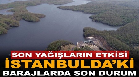 stanbul'daki barajlar yzde 60' geti