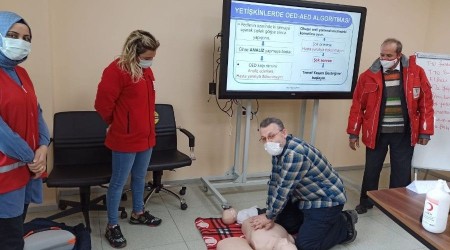 Jeotermal çalışanlarına ilk yardım eğitimi verildi