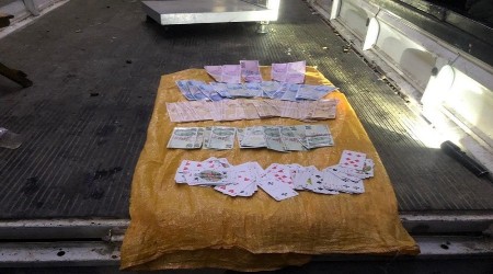 Kamyonet kasasına kumar