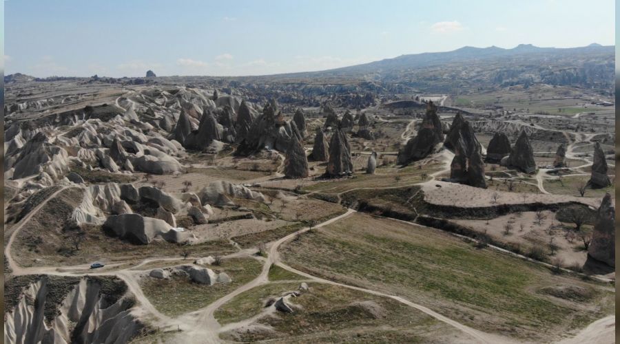 Kapadokya blgesini 3 ayda 197 bin 541 turist ziyaret etti