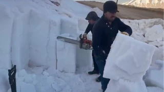 Kar ktlelerinin 3 bin metreden 40 derece scaa yolculuu