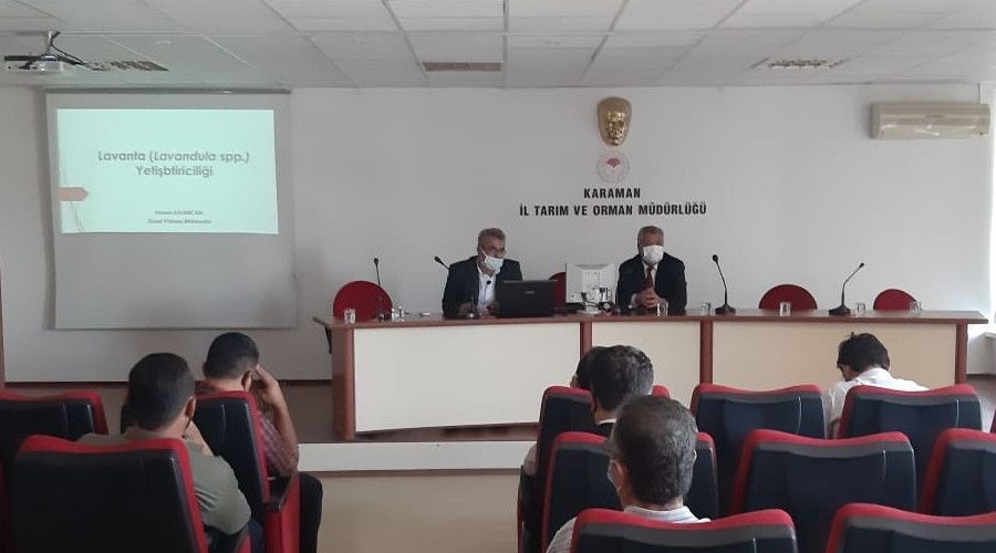 Karaman'da �reticiye lavanta e�itimi