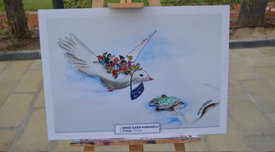 Karikatüristler Kuşadası’nda buluştu