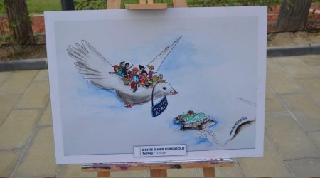 Karikatüristler Kuşadası’nda buluştu