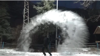 Kars'ta Sibirya soğukları etkisini sürdürüyor