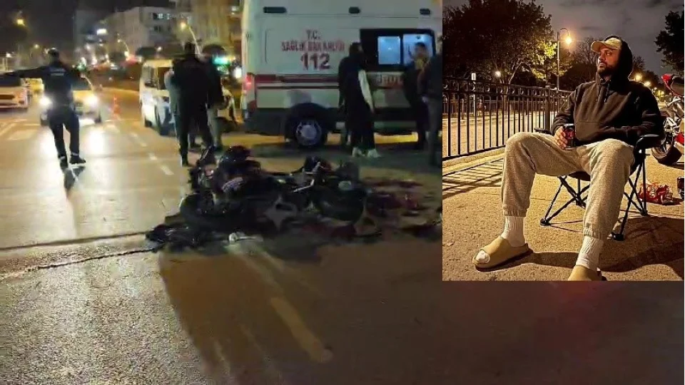 Kask�n� k�z arkada��na verdi�i feci kazada hayat�n� kaybetti