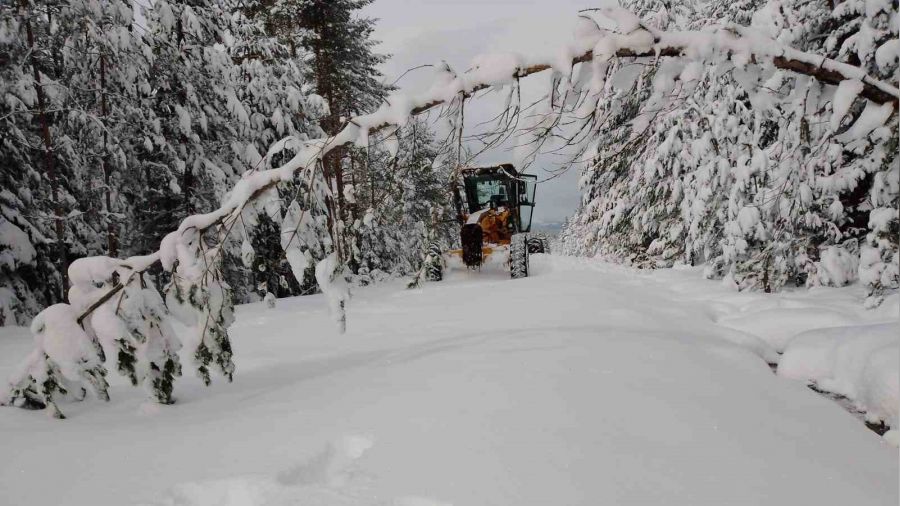 Kastamonu'da 52 k�y yolu ula��ma kapand�