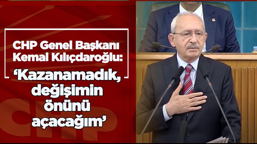 ‘Kazanamadık, değişimin önünü açacağım’