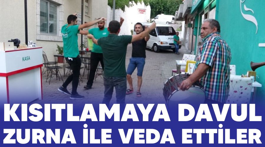 K�s�tlamaya davul zurna ile veda ettiler