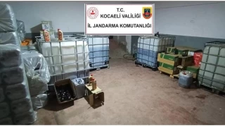 Kocaeli'de 11 milyon TL'lik sahte madeni yağ operasyonu