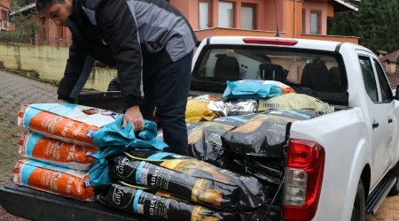 Kocaeli'de 81 ton mama şehrin belli noktalarına dağıtıldı