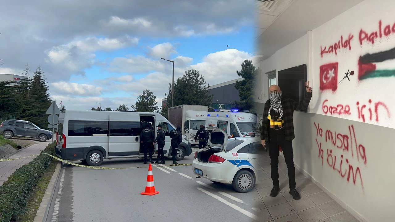 Kocaeli'de Gazze eylemi: Fabrika �al��anlar� rehin al�nd�