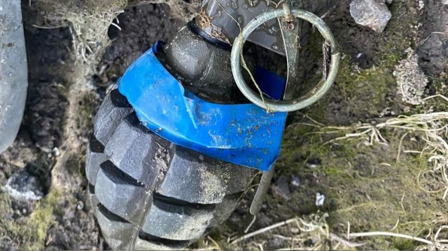 Kocaeli'de patlamamış el bombası bulundu