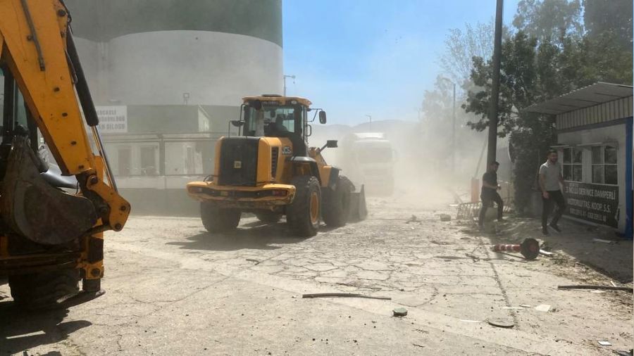 Kocaeli'de TMO silosunda patlama