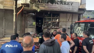 Konya'da iş yerindeki yangın korkuttu