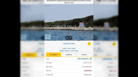 Küçük Tavşan Adası satılığa çıktı