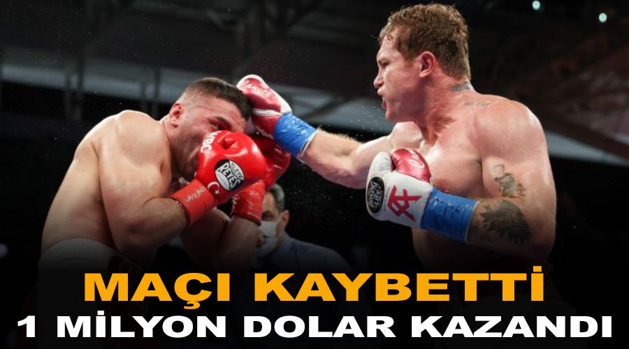 Maçı kaybetti, 1 milyon dolar kazandı
