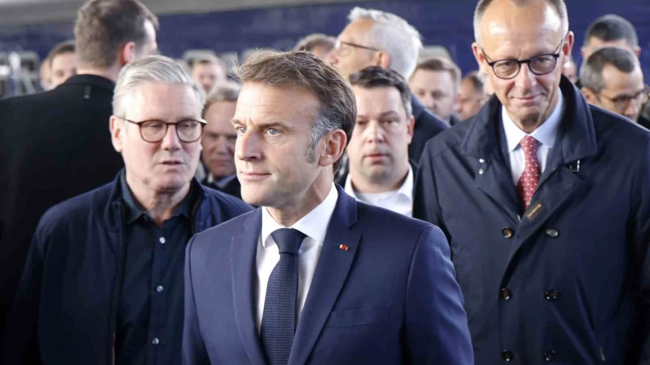 Macron, Merz ve Starmer Orta Doğu'daki durumu görüştü