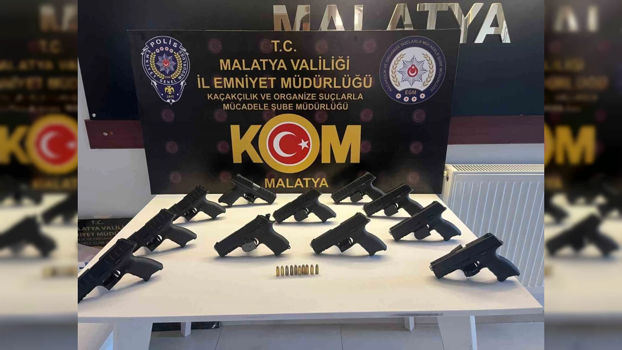 Malatya'da yasa dışı silah ticareti operasyonu: 3 tutuklama