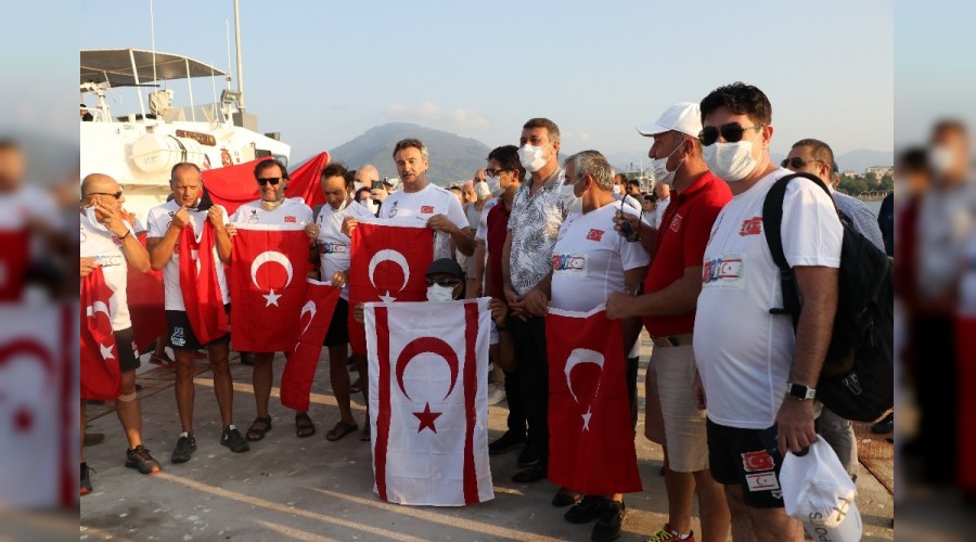 Mersin'den KKTC'ye yüzme etkinliği