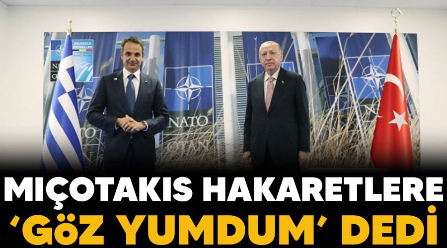 Miçotakis'ten 'Erdoğan size çok hakaret etti' diyen muhabire 'Göz yumdum' cevabı