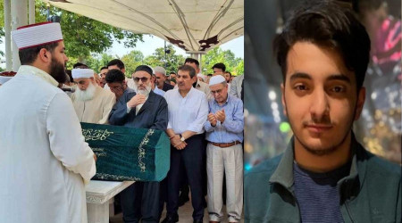 Milli Gazete yazarı Mustafa Kasadar'ın oğlu son yolculuğuna uğurlandı