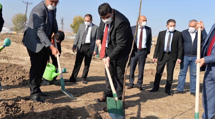 Modern tarım laboratuvarında meyve yetiştiren çiftçiye destek
