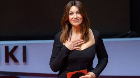 Monica Bellucci 'Altın İskender Onur Ödülü' aldı