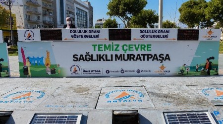 Muratpaşa'da akıllı konteynerler hizmette
