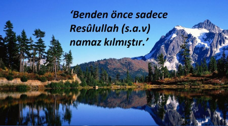 Namaz kılanların ilki İmam Ali’dir
