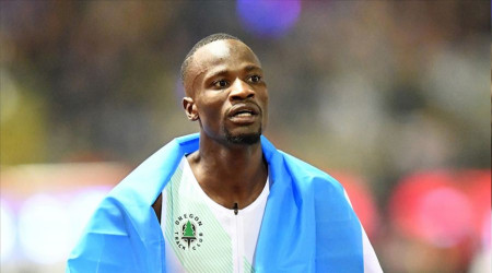 Olimpiyat ikincilii bulunan atlete men cezas