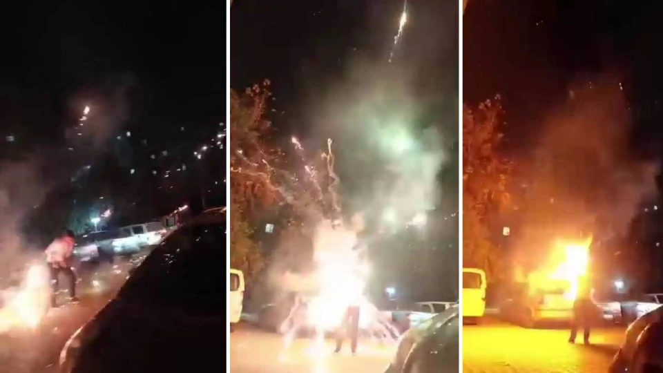 Patlatt��� havai fi�ekler sonu oluyordu