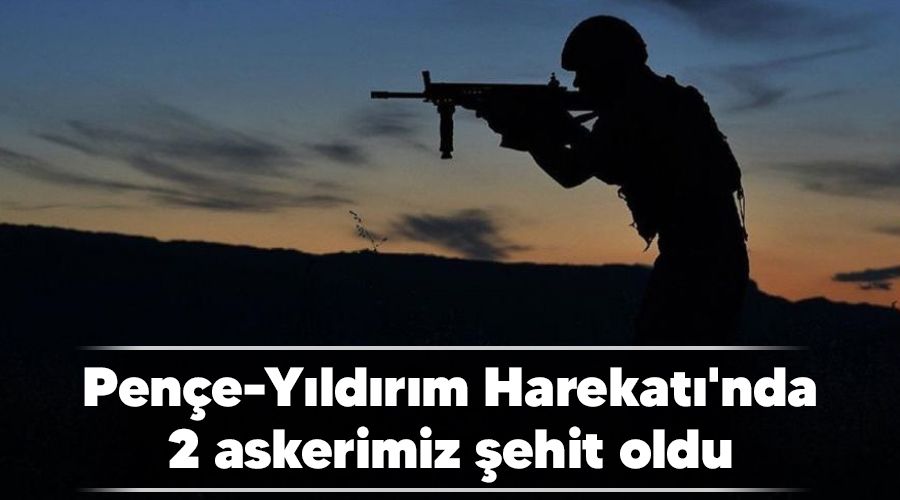 Pençe-Yıldırım Harekatı'nda 2 askerimiz şehit oldu