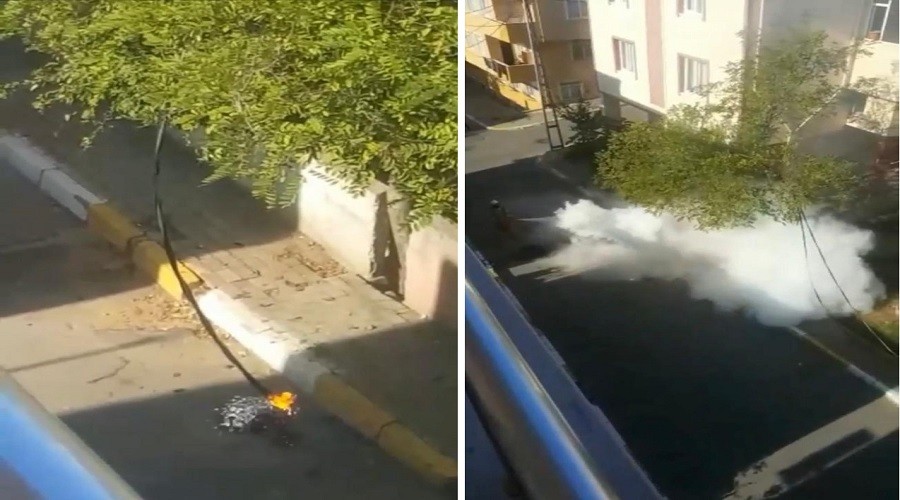 Pendik'te elektrik kabloları patladı