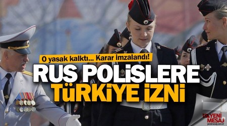 Rus polislere Trkiye izni