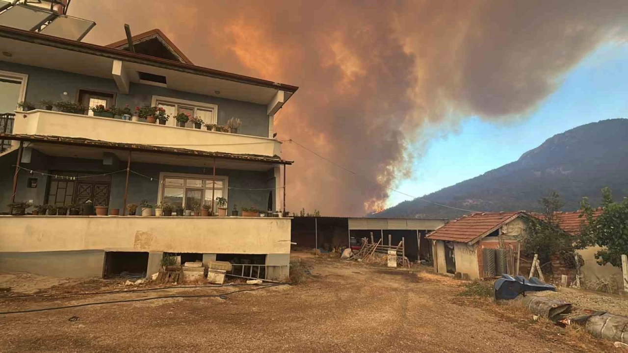 Sakarya'daki orman yangınına müdahale sürüyor: Bir mahalle tahliye ediliyor