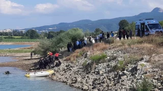 Samsun'da baraj gletine giren iki gen bouldu