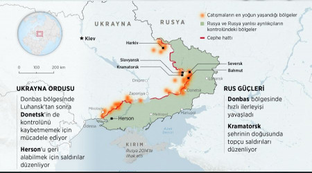 Savaş Donetsk'te kilitlendi