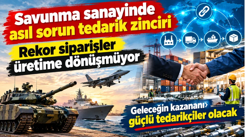 Savunma sanayinde sipari� defterleri rekor seviyelere ula�sa da �retim ayn� h�zda artm�yor