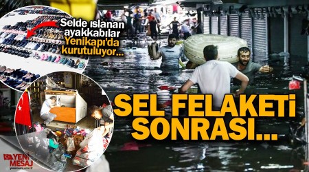 Sel felaketi sonrası İstanbul...