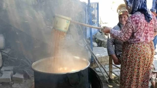 Selendi'de ifa kayna pekmez kaynatlmaya baland