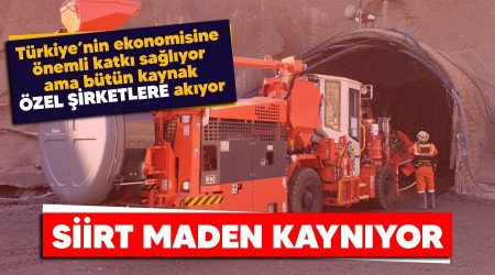 Siirt maden kaynıyor