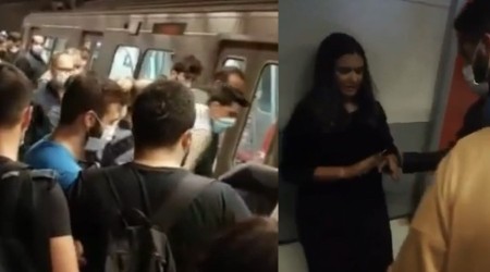 Şişli metrosunda rayların arasına düşen genç kız yaralı kurtuldu