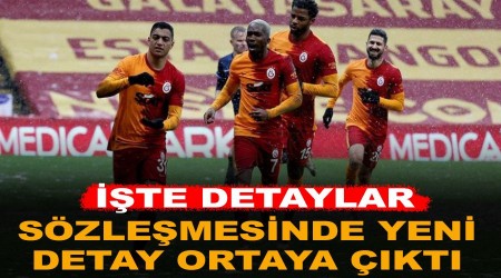 Sözleşmesi ile ilgili bir detay daha ortaya çıktı
