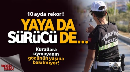 Sürücülere ceza yağdı
