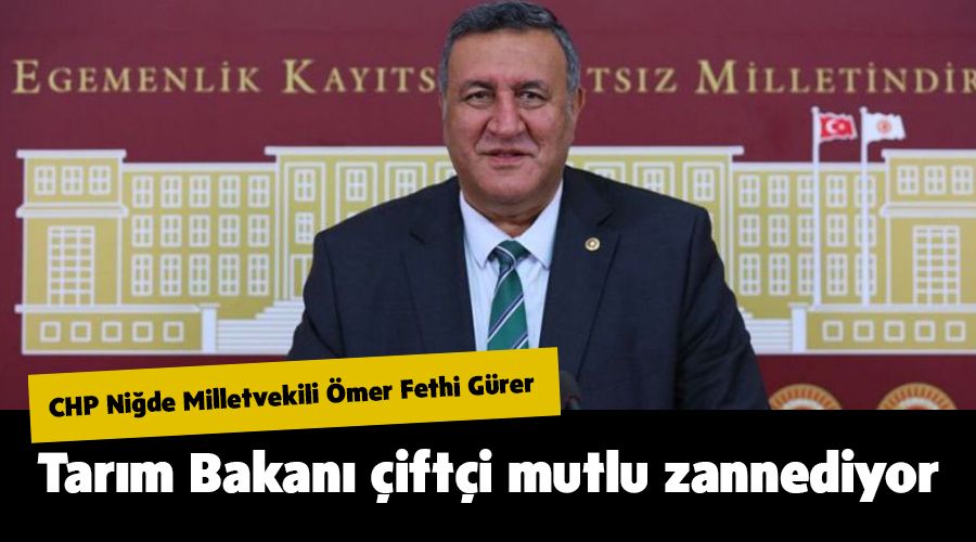 Tar�m Bakan� �ift�i mutlu zannediyor