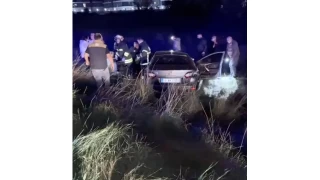 Tekirda'da otomobil arampole yuvarland: 1 l