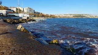 Tekirdağ'da poyraz fırtınası etkili oldu