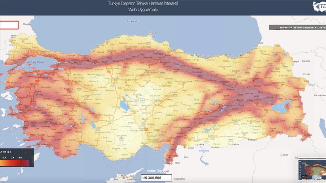 Trkiyede deprem asndan en gvenli blgeler