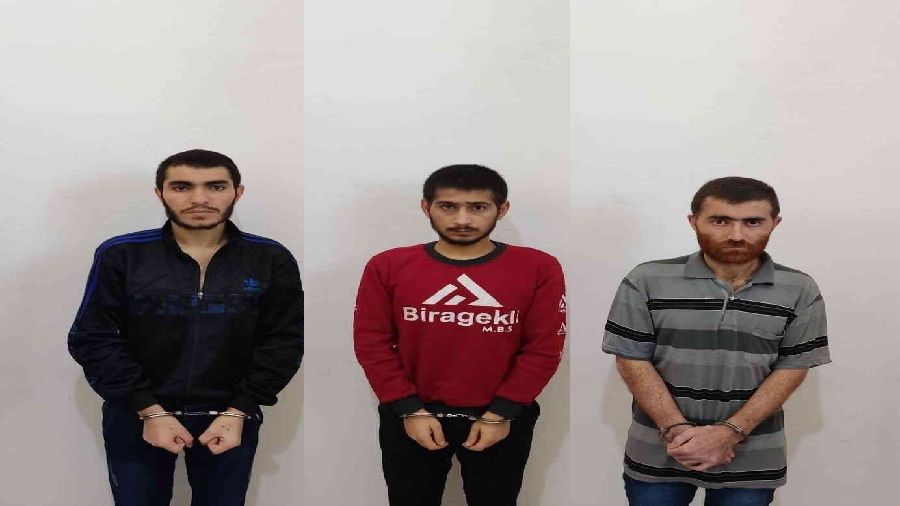 Üçü de yakalandı